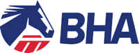Logo of the British Horseracing Authority, which governs and regulates British racing.